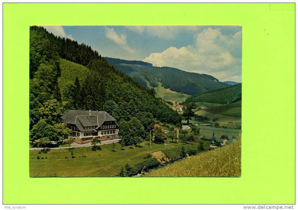 Allemagne - Schapbach Im Wolftal : Gasthof Ochsen - Gutach (Schwarzwaldbahn)