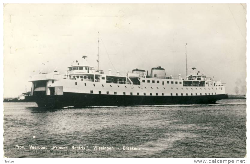 Provinciale Veerboot " Prinses Beatrix "  - 1 - ( Verso Zien ) - Vlissingen