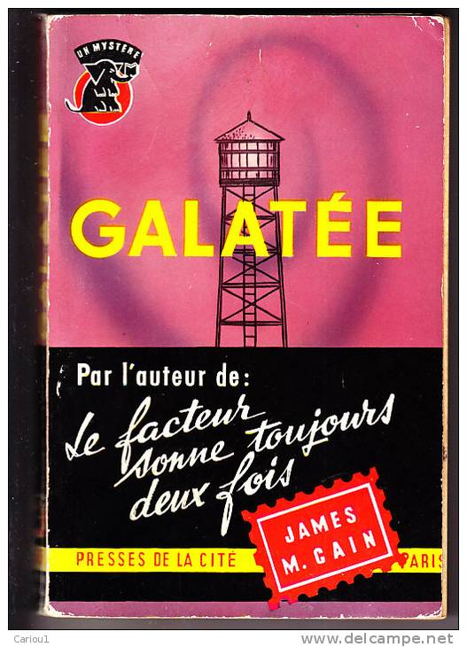 C1 James M. CAIN Galatee 1954 EO Un Mystere EPUISE - Presses De La Cité