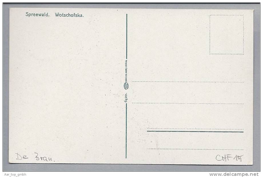 DE Br Lübbenau Spreewald Wotschoska Ungebraucht Foto L.Glaser #6420 - Luebbenau