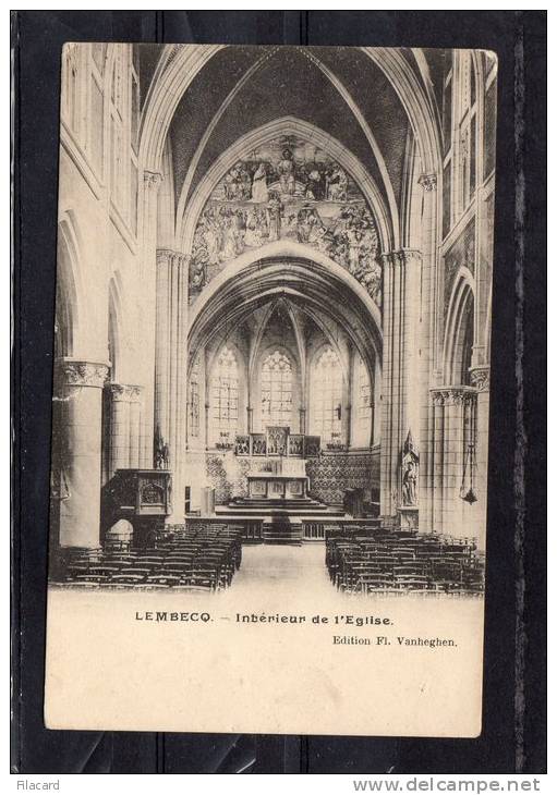 26569    Belgio,  Lembecq,  Interieur  De L"Eglise,  NV - Altri & Non Classificati