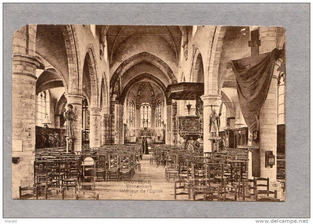 26570    Belgio,  Cruybeke,  Interieur  De L"Eglise,  VG - Kruibeke