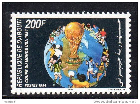 DJIBOUTI - N°719B ** (1994) Coupe Du Monde De Football "U.S.A'94" - 1994 – Verenigde Staten