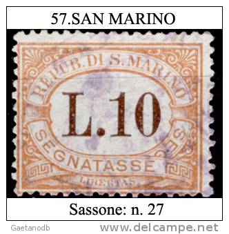 San-Marino-F0057 - Postage Due