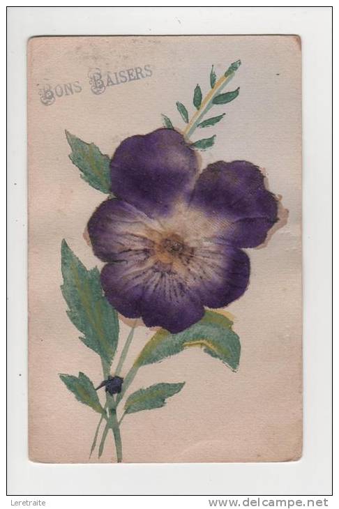 Carte Postale, Pensée En Velours. - Other & Unclassified