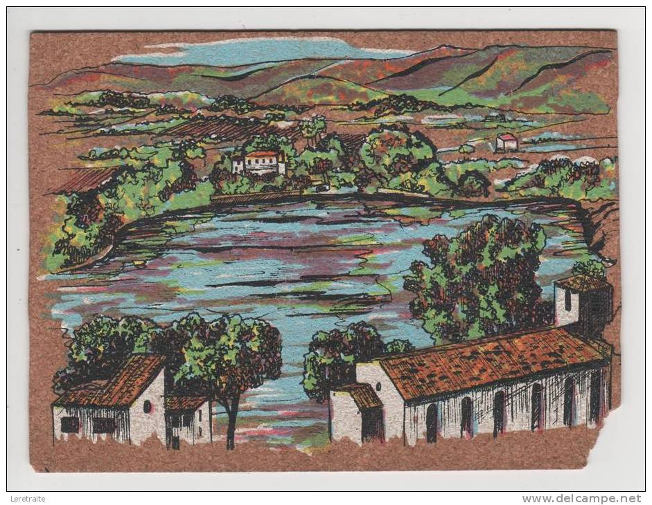 Carte Postale, La Provence Sur Liège, Besse-sur-issole, L'église Et Le Lac - Autres & Non Classés