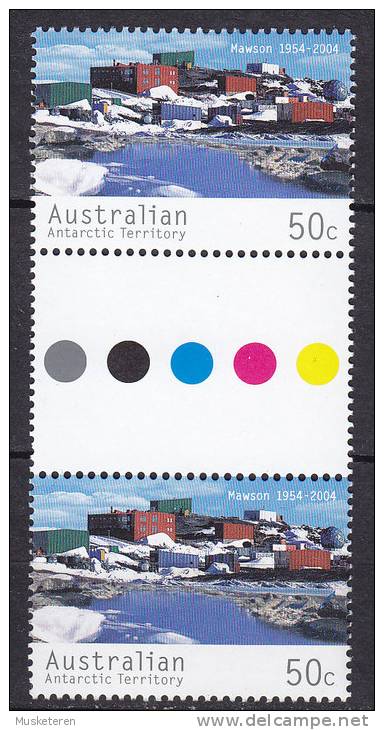 Australian Antarctic Territory (AAT) 2004       50 C Mawson Gutterpair MNH** - Neufs