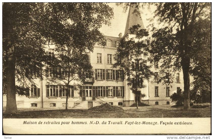 Fayt-lez -Manage -Notre-Dame Du Travail - Maison De Retraite Pour Hommes -6 Cartes - Manage