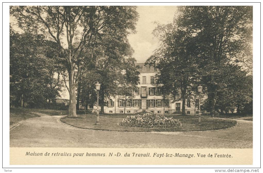 Fayt-lez -Manage -Notre-Dame Du Travail - Maison De Retraite Pour Hommes -6 Cartes - Manage