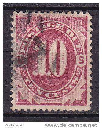 United States 1887 Mi. 5 B      10 C Ziffernzeichnung Postage Due Portomarke - Portomarken