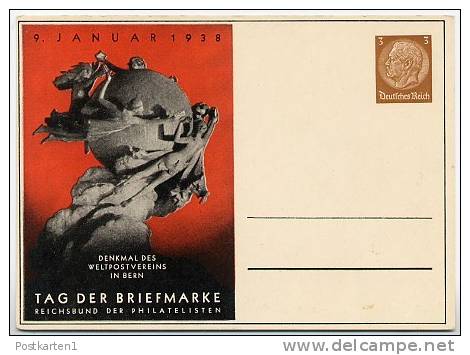 DR PP122/C75-02  Privat-Postkarte TAG DER BRIEFMARKE 1938 - Private Postwaardestukken