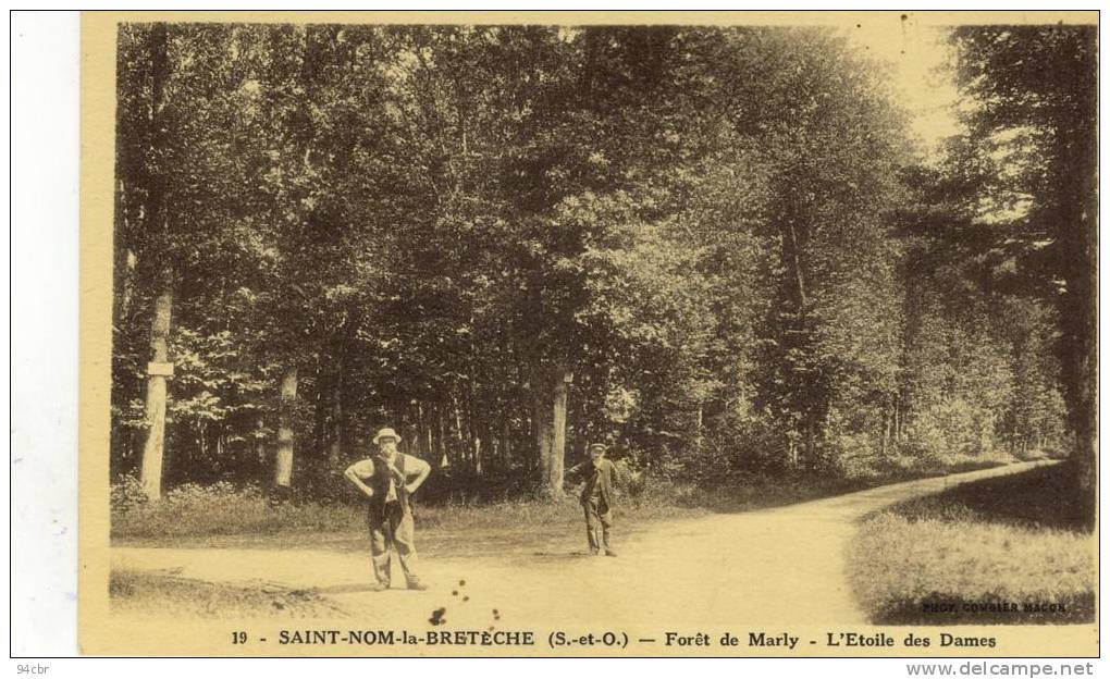 CPA(78) ST  NOM LA BRETECHE     Foret De Marly L Etoile Des Dames - St. Nom La Breteche