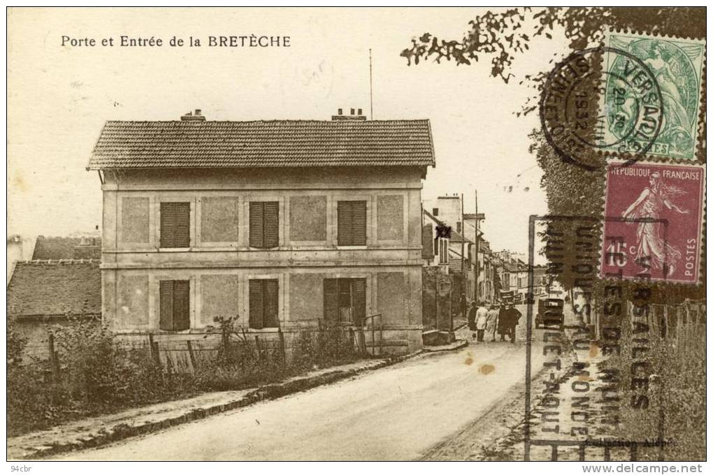 CPA(78)  LA BRETECHE       Porte Et Entree De La Breteche - St. Nom La Breteche