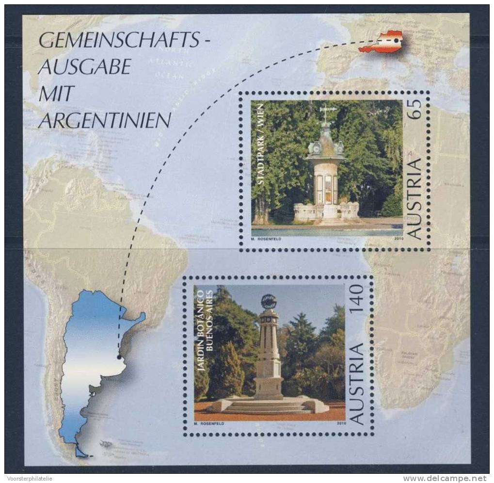 OOSTENRIJK ÖSTERREICH AUSTRIA AUTRICHE 2010 ARGENTINA VERY FINE MNH ** - Neufs