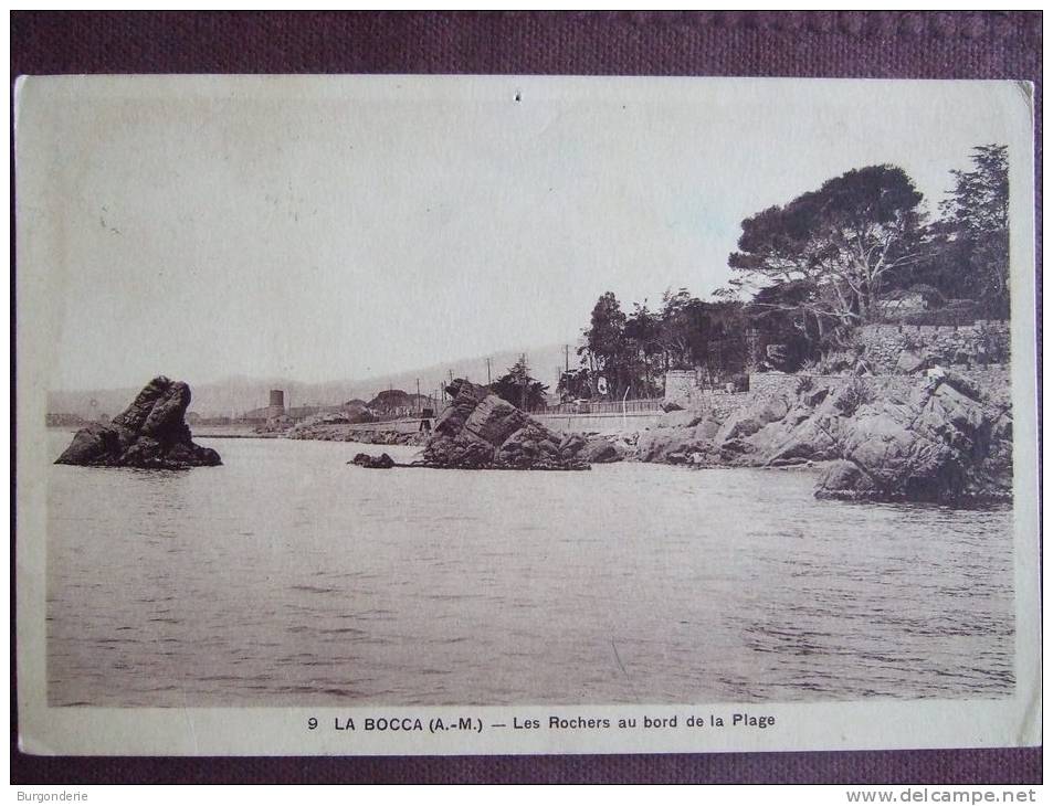 ENVIRONS DE CANNES / LA BOCCA / JOLI LOT DE 6 CARTES (DONT LES ROCHERS AU BORD DE LA PLAGE) - Cannes