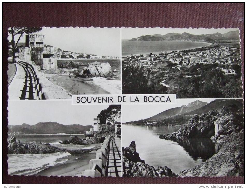 ENVIRONS DE CANNES / LA BOCCA / JOLI LOT DE 6 CARTES (DONT LES ROCHERS AU BORD DE LA PLAGE) - Cannes