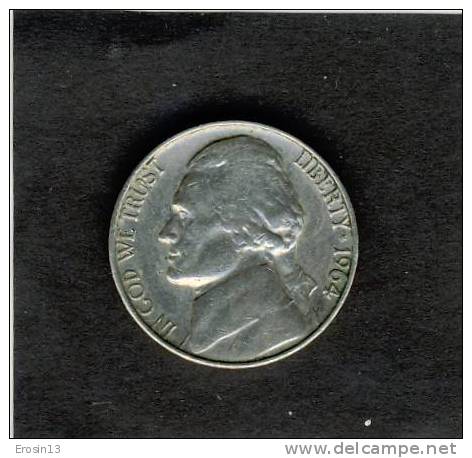 MONNAIE - ETATS-UNIS - FIVE CENTS - JEFFERSON  1964 - 1938-…: Jefferson