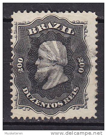 Brazil 1866 Mi. 28      200 R Kaiser Pedro II. - Gebruikt