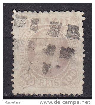 Brazil 1883 Mi. 53      100 R Kaiser Pedro II. Glatter Grund - Used Stamps