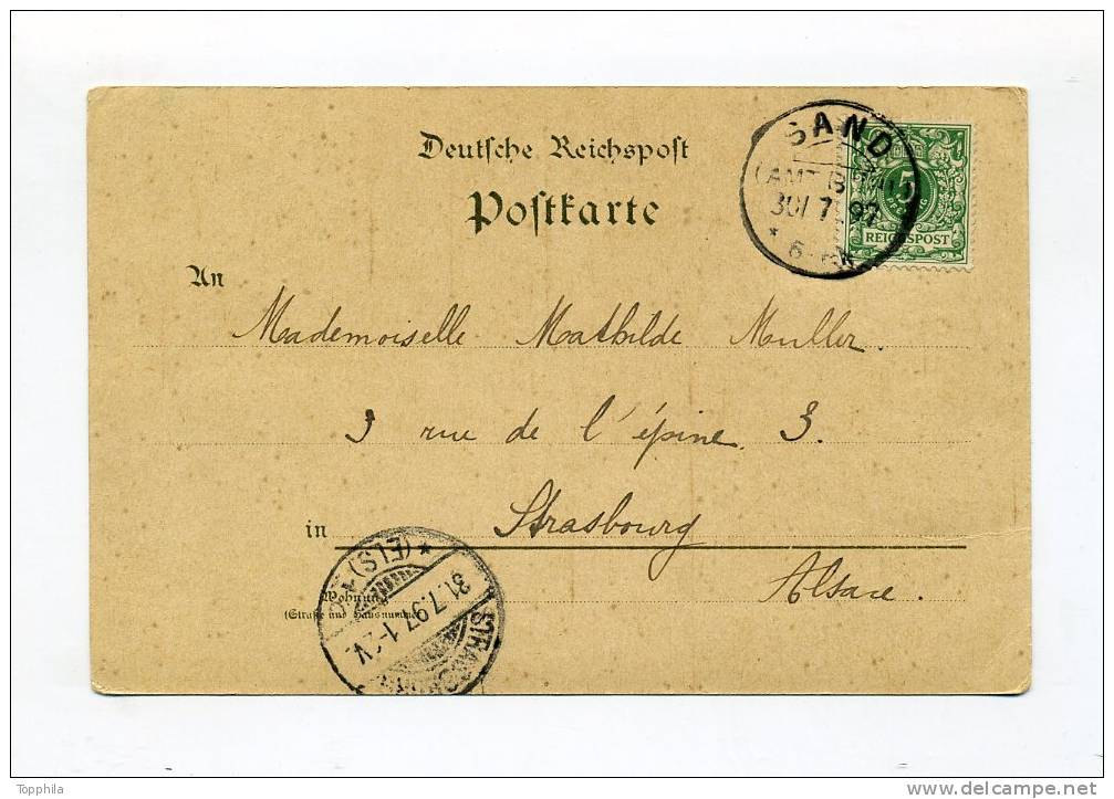 1897 Lithographie Gruss Aus Plättig, Friedrichsturm, Rohlbergfelsen, Hotel Oberplättig - Hochschwarzwald
