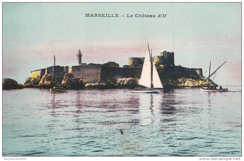 Dép. 13 - Marseille. - Le Château D'If. Colorisée - Château D'If, Frioul, Islands...