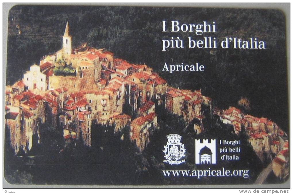 NUOVA -(Mint) --1824-TELECOM ITALIA- I BORGHI D'ITALIA-APRICALE- - Pubbliche Figurate Ordinarie