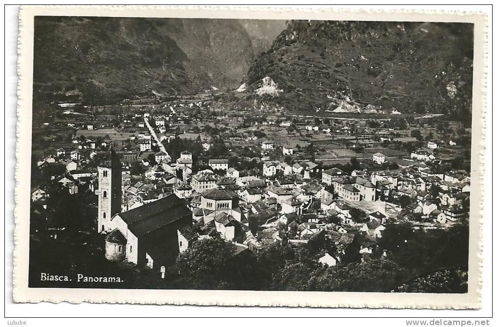 Biasca - Panorama           Ca. 1940 - Biasca