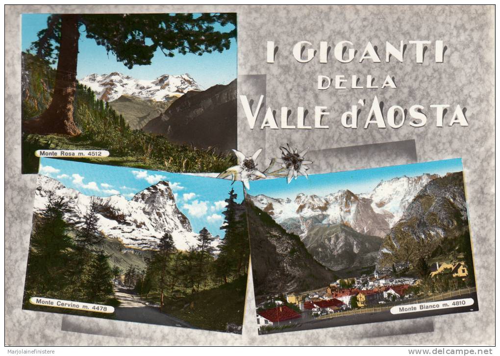 I Gignati Della Valle D'Aosta. Ediz. Fratelli Enrico - Rip. Vietata. Vera Fotografia - Aosta