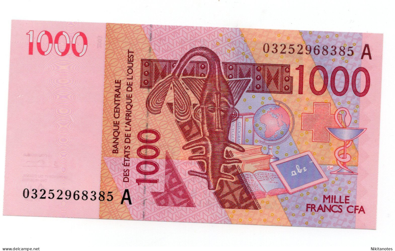 ÉTATS DE L'AFRIQUE DE L'OUEST - 1.000 FRANCS 2003 Letter A  Pk 115a - Unc See Scan Note - Ivoorkust