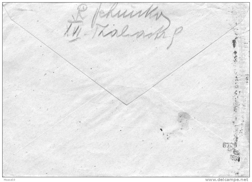 Austria 1945, Third Reich,  Wien 104 Censored Cover To Trencin-Teplice,  Slovakia - Covers & Documents