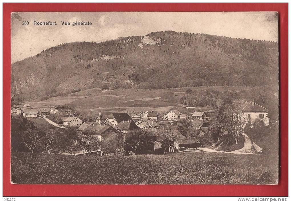 X0679 Rochefort Vue Générale Du Village. Sepia.Cachet R. 1913. Lerch Rochefort 230 - Rochefort