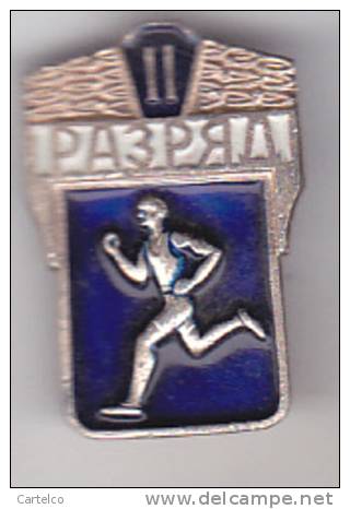 USSR - Russia - Sport Pin Badge - 2nd Level - Athlétisme