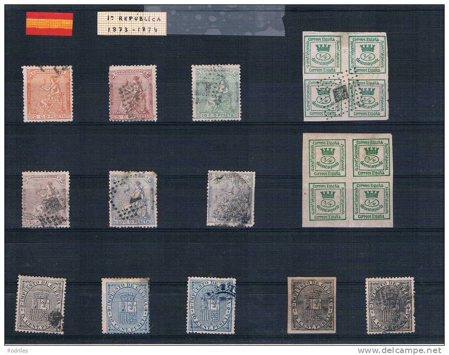 ESPAÑA. I REPÚBLICA - Used Stamps