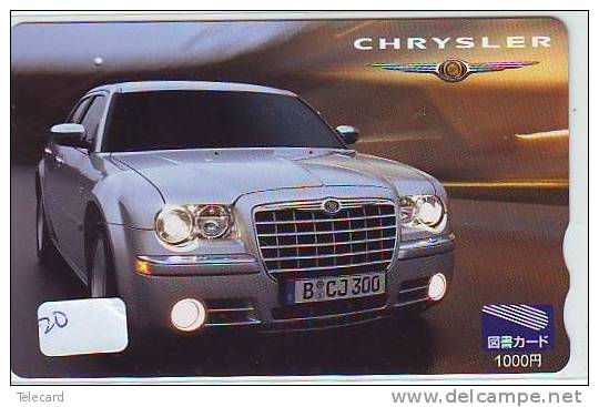 CHRYSLER * PREPAID CARD JAPAN (20)  CARD PREPAYEE JAPAN * KARTE * VOITURE * CAR * AUTO - Auto's