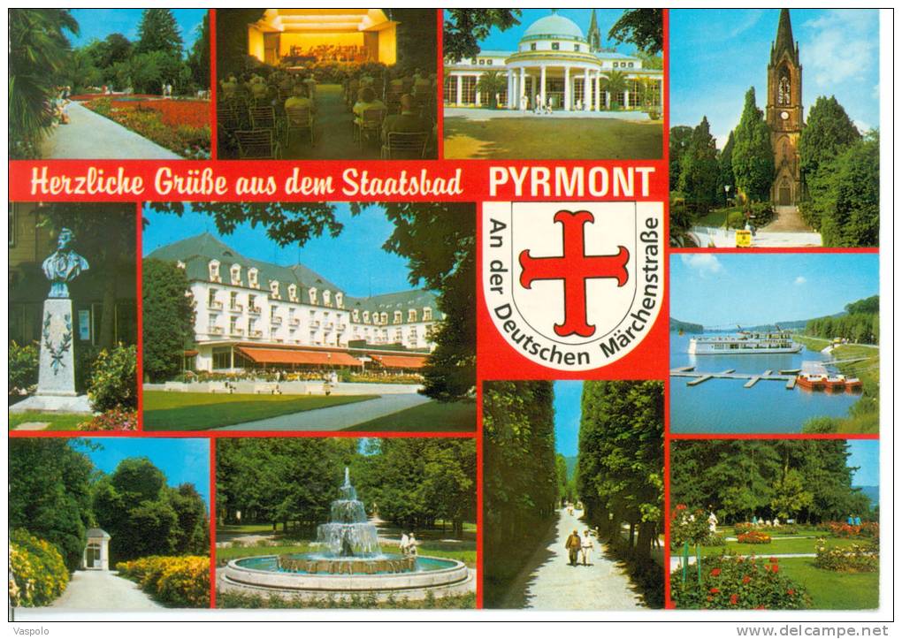 GERMANY-BAD PYRMONT-CIRCULATED-1988 - Bad Pyrmont