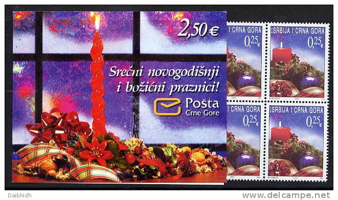 YUGOSLAVIA (Serbia & Montenegro) 2003 Christmas  Booklet MNH / **  Michel 3167 MH - Ungebraucht