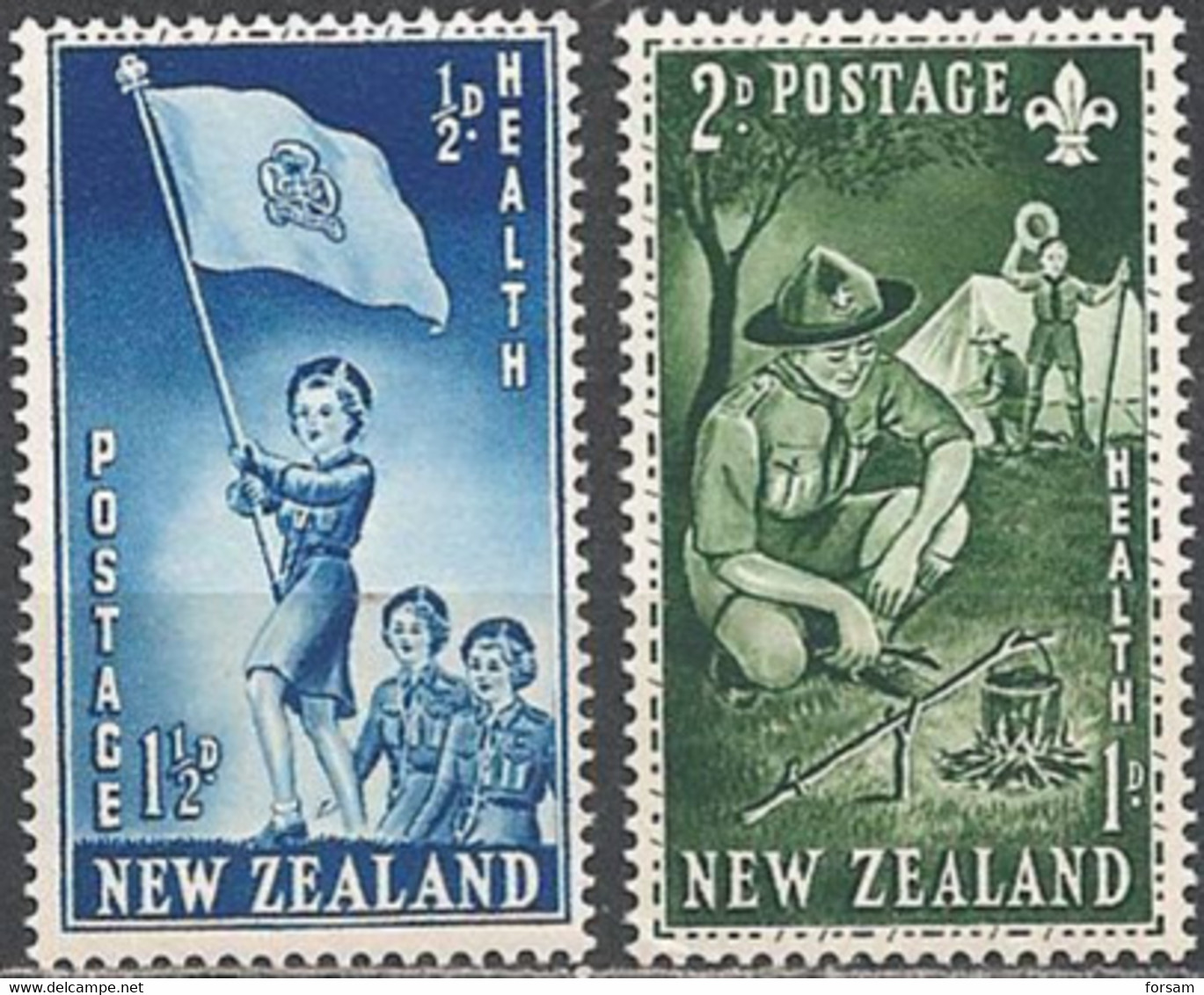 NEW ZEALAND..1953..Michel  # 328-329...MNH. - Ungebraucht