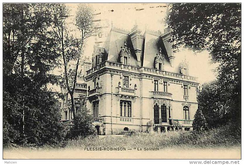 Hauts De Seine - Ref 575- Plessis Robinson - * La Solitude *  - Carte Bon Etat - - Le Plessis Robinson