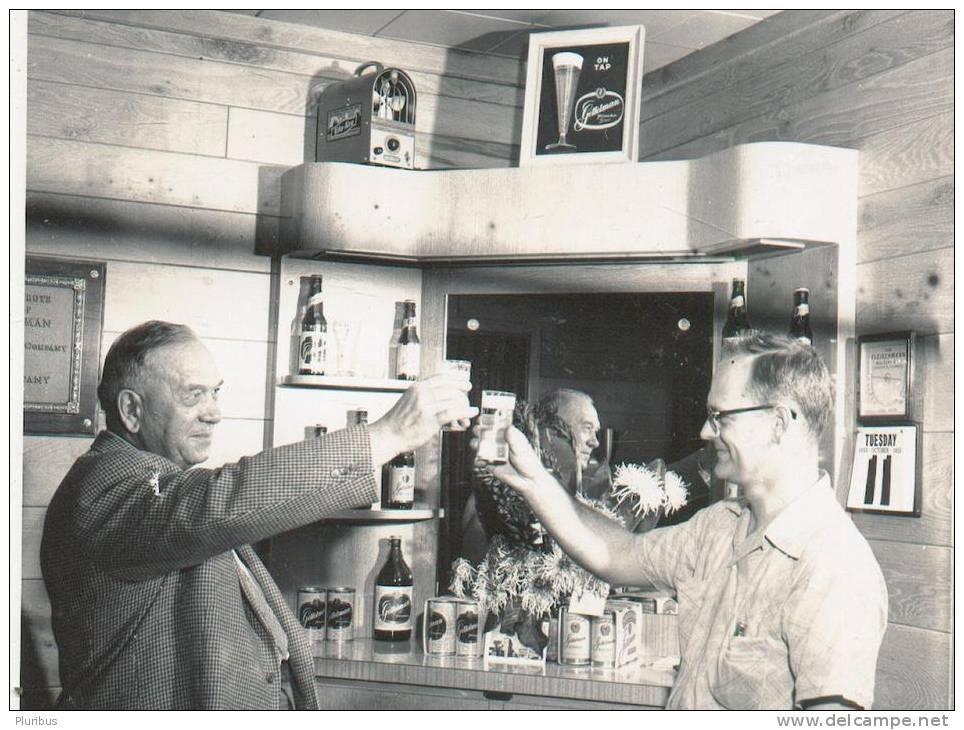 USA , GETTLEMAN BEER BREWERY , CUSTOMERS ROOM , OLD REAL PHOTO 1955 - Milwaukee