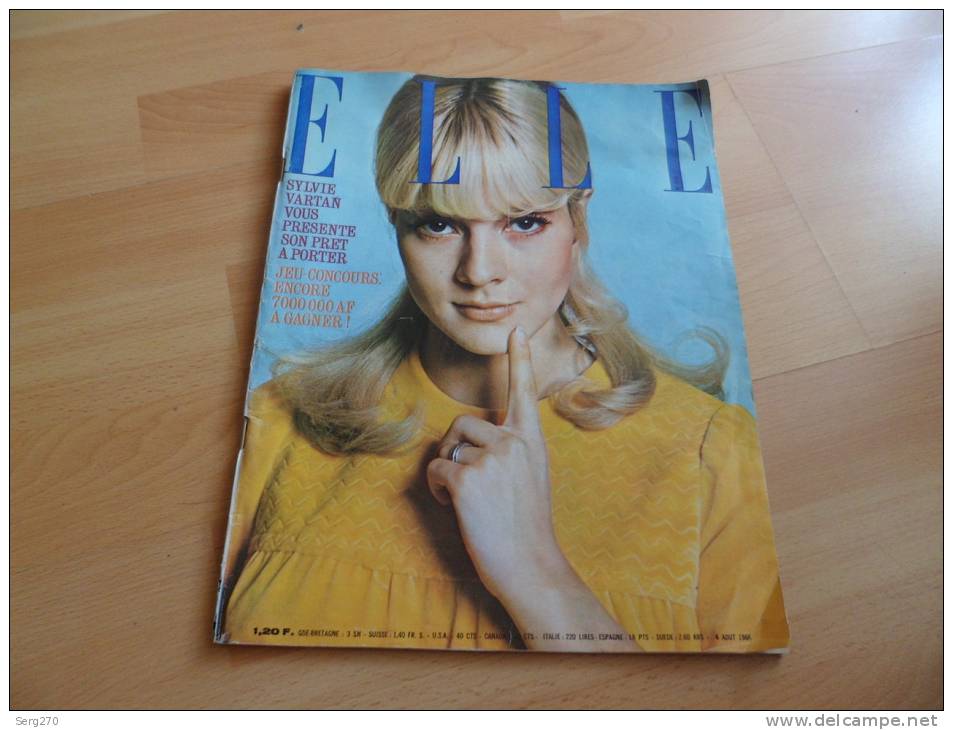 Magazine Elle 1966 Sylvie Vartan - People