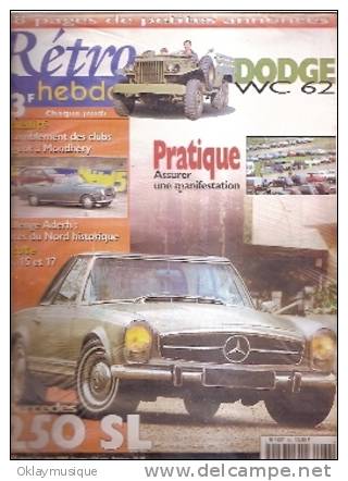 Rétro Hebdo N°62 (mercedes 250 SL) - Littérature & DVD