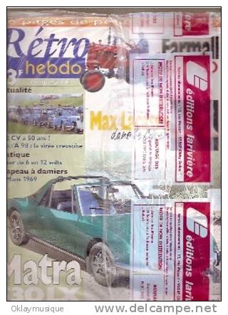 Rétro Hebdo N°65 (matra 530 LX) - Letteratura & DVD