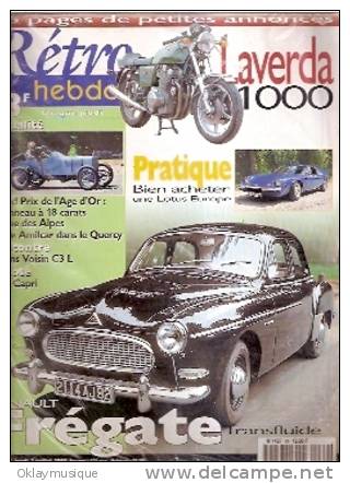 Rétro Hebdo N°69 (renault Fragate Transfluide) - Littérature & DVD