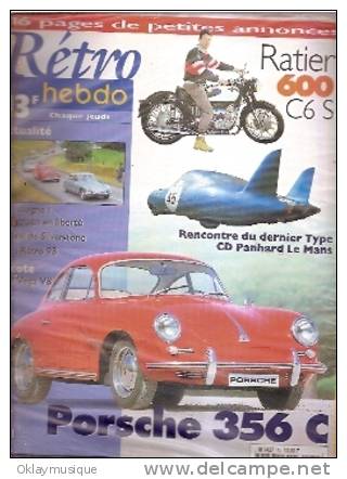 Rétro Hebdo N°74 (porche 356 C) - Littérature & DVD