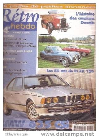 Rétro Hebdo N°81 (BMW 635 CSI) - Littérature & DVD