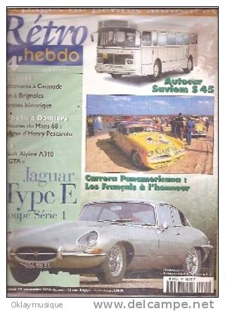 Rétro Hebdo N°85 (jaguar Type E Coupé Serie 1)) - Literatur & DVD