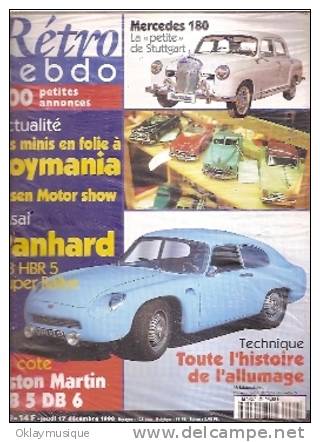 Rétro Hebdo N°89 (aston Martin DB 5 & DB 6) - Littérature & DVD