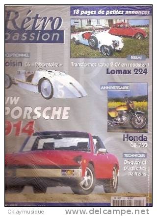 Rétro Passion N°105 (VW Porche 914) - Letteratura & DVD