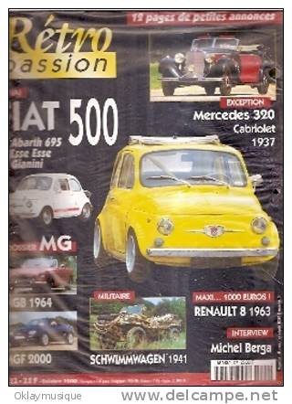 Rétro Passion N°122 (fiat 500) - Literatura & DVD