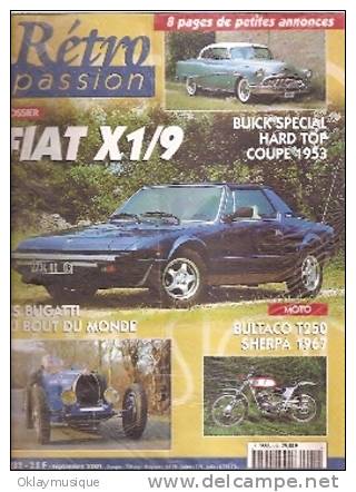 Rétro Passion N°132 (fiat X1.9) - Littérature & DVD